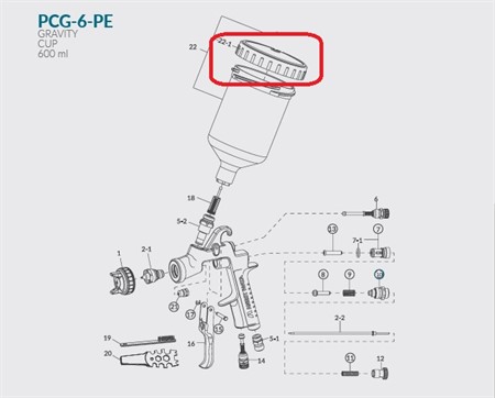 PCG 6 PE Lid